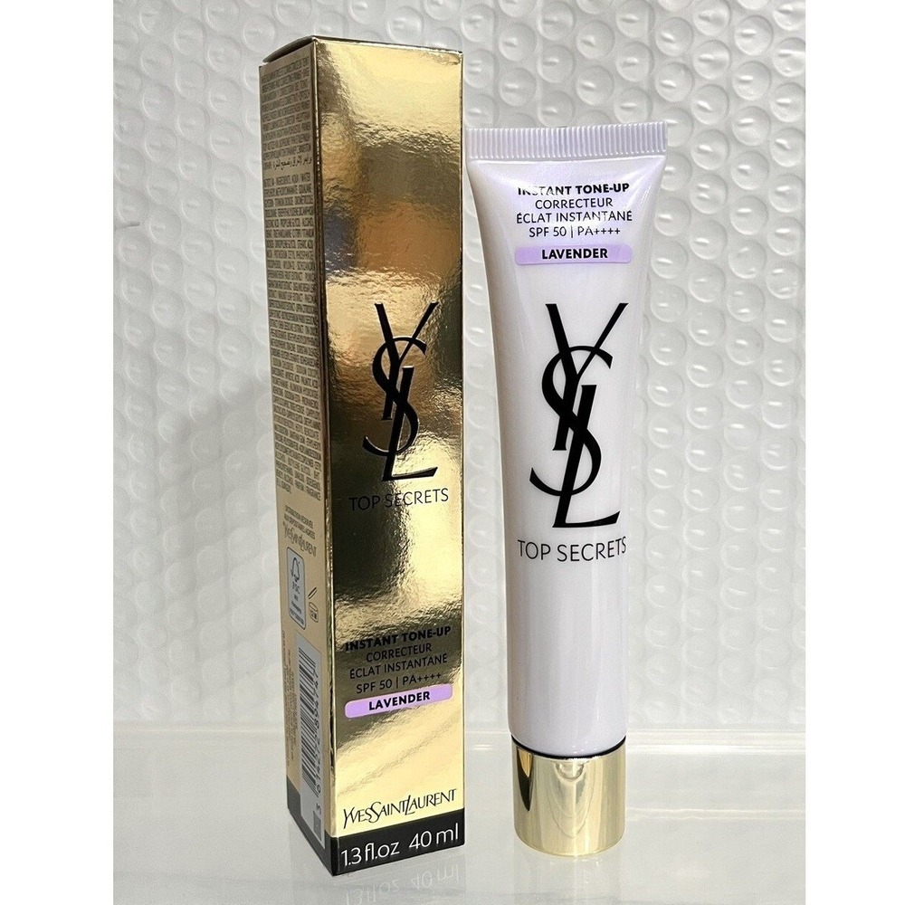 YSL Top Secrets Instant Tone-Up Lavender SPF 50 Primer 1.3oz 40ml New in Box